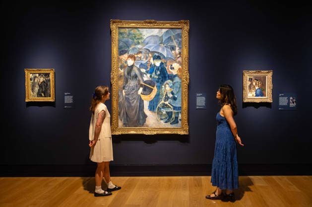 Renoir and Love at the National Gallery, London, UK 30 September 2026 Works on display at the press preview of Renoir and Love at the National Gallery, London, UK, on 30 September 2026. The most significant exhibition of Pierre-Auguste Renoir s work in the UK for 20 years brings together 45 paintings organised in partnership with the MusÃ e d Orsay, Paris, and the Museum of Fine Arts, Boston, on view from 3 October 2026 until 31 January 2027., Credit:PETE SPELLER Avalon  Copyright: xPETExSPELLERx xAvalonx 1139422453