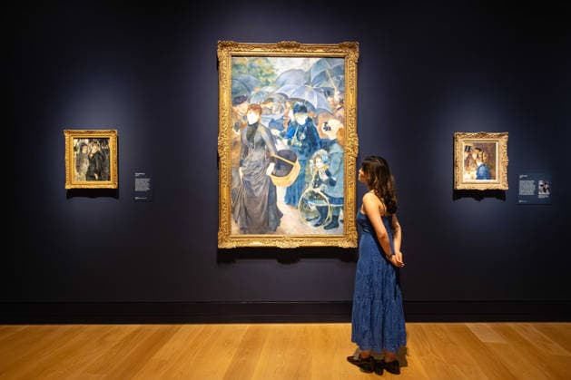 Renoir and Love at the National Gallery, London, UK 30 September 2026 Works on display at the press preview of Renoir and Love at the National Gallery, London, UK, on 30 September 2026. The most significant exhibition of Pierre-Auguste Renoir s work in the UK for 20 years brings together 45 paintings organised in partnership with the MusÃ e d Orsay, Paris, and the Museum of Fine Arts, Boston, on view from 3 October 2026 until 31 January 2027., Credit:PETE SPELLER Avalon  Copyright: xPETExSPELLERx xAvalonx 1139422466