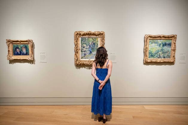 Renoir and Love at the National Gallery, London, UK 30 September 2026 Works on display at the press preview of Renoir and Love at the National Gallery, London, UK, on 30 September 2026. The most significant exhibition of Pierre-Auguste Renoir s work in the UK for 20 years brings together 45 paintings organised in partnership with the MusÃ e d Orsay, Paris, and the Museum of Fine Arts, Boston, on view from 3 October 2026 until 31 January 2027., Credit:PETE SPELLER Avalon  Copyright: xPETExSPELLERx xAvalonx 1139422476