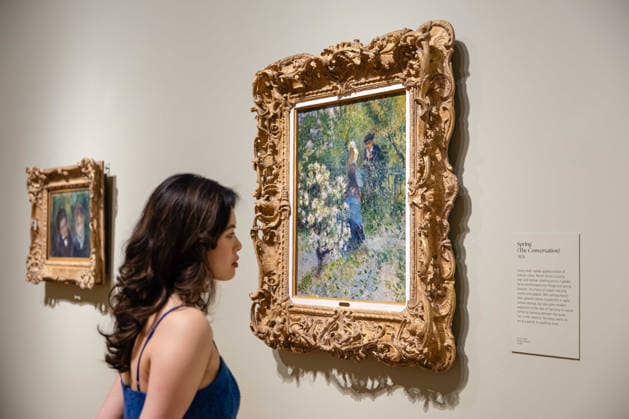 Renoir and Love at the National Gallery, London, UK 30 September 2026 Works on display at the press preview of Renoir and Love at the National Gallery, London, UK, on 30 September 2026. The most significant exhibition of Pierre-Auguste Renoir s work in the UK for 20 years brings together 45 paintings organised in partnership with the MusÃ e d Orsay, Paris, and the Museum of Fine Arts, Boston, on view from 3 October 2026 until 31 January 2027., Credit:PETE SPELLER Avalon  Copyright: xPETExSPELLERx xAvalonx 1139422488