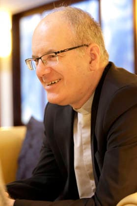 Interview with Christian Würtz, who will become Bishop of Eichstätt on October 4, at the fall plenary assembly of the German Bishops Conference at the Maritim Hotel in Fulda, September 30, 2026 Foto:xP.xBackx xFuturexImagex wuertz_6907
