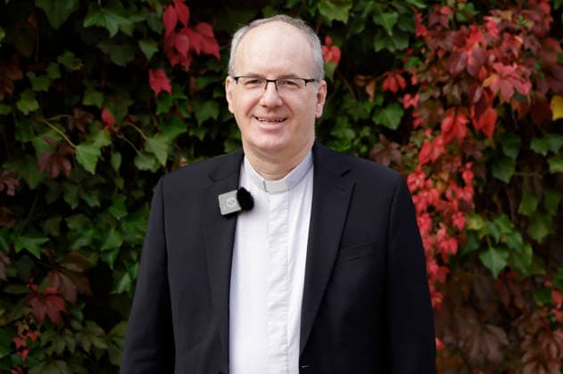 Interview with Christian Würtz, who will become Bishop of Eichstätt on October 4, at the fall plenary assembly of the German Bishops Conference at the Maritim Hotel in Fulda, September 30, 2026 Foto:xP.xBackx xFuturexImagex wuertz_6918
