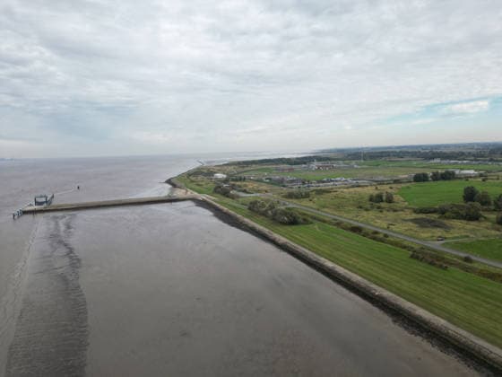 A military port for the Navy is to be built at Rysumer Nacken. View of Rysumer Nacken. A new military port for the Navy is to be built in Emden, East Frisia. The new naval port will require 40 Copyright: xdiebildwerftx