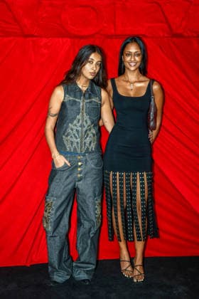 PFW - Revolve Launch Magazine Photocall Diya Joukani and Subiksha Shivakumar attend the Revolve Launch Magazine Photocall as part of Paris Fashion Week on September 29, 2026 in Paris, France. . Photo by Shootpix ABACAPRESS.COM Paris France  Copyright: xShootpix ABACAx