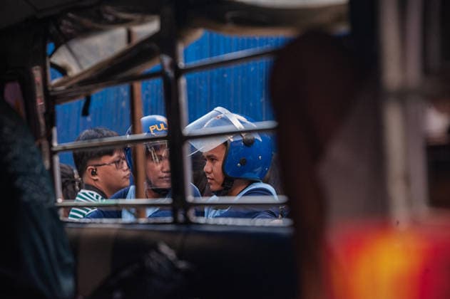 September 30, 2026, Quezon City, Quezon, Philippines: Hundreds of Filipinos took to the streets of Manila to support the Public Transportation Workers such as drivers and operators as they end their 2-day strike against rising fuel costs. The protest in Manila is one of the many protests and strikes happening across the country as oil prices continue to soar, days after the approved increase of fare in public transportaion. Quezon City Philippines - ZUMAy102 20260930_zip_y102_019 Copyright: xKenosisxYapx
