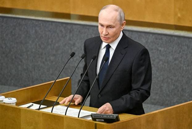 Russia Putin Parliament 9254553 30.09.2026 Russian President Vladimir Putin speaks during the first plenary session of Russia s ninth State Duma, the lower house of parliament, in Moscow, Russia. Maksim Blinov Sputnik Moscow Russia  Copyright: xMaksimxBlinovx