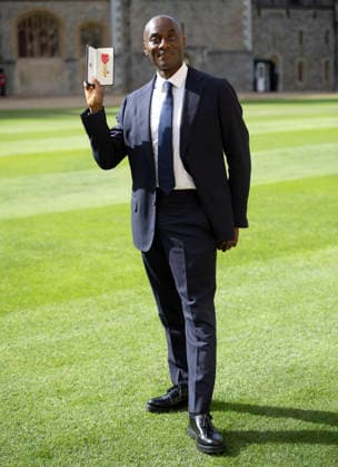 . 30 09 2026. Windsor , United Kingdom. British writer, broadcaster, and curator ,Ekow Eshun, with his OBE after an Investiture at Windsor Castle, United Kingdom.  xStephenxLockx xi-Imagesx IIM-27034-0014