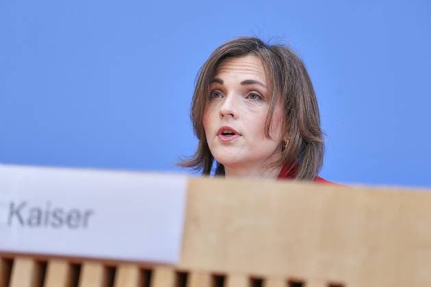 Berlin, Germany, September 30, 2026 Federal Press Conference Report by the Federal Government Commissioner for Eastern Germany Minister of State Elisabeth Kaiser, Member of the Bundestag (MdB), SPD, Federal Government Commissioner for Eastern Germany Copyright: xdtsxNachrichtenagenturx dts_136877