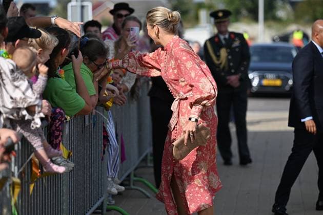 Urk, The Netherlands, 2026-09-30 14:33:41 URK, 30-09-2026, Urk Queen Maxima pays a visit to Urk. The visit focuses on daily life in Urk, centering on initiatives concerning entrepreneurship, growing up, youth, the elderly, and community spirit. PHOTO: NLBeeld Patrick van Emst Credit: NL Beeld Patrick van Emst  Copyright: xx x