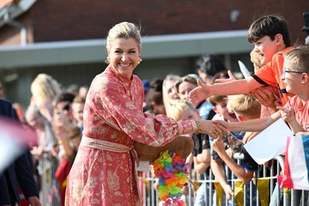 Urk, The Netherlands, 2026-09-30 14:35:07 URK, 30-09-2026, Urk Queen Maxima pays a visit to Urk. The visit focuses on daily life in Urk, centering on initiatives concerning entrepreneurship, growing up, youth, the elderly, and community spirit. PHOTO: NLBeeld Patrick van Emst Credit: NL Beeld Patrick van Emst  Copyright: xx x