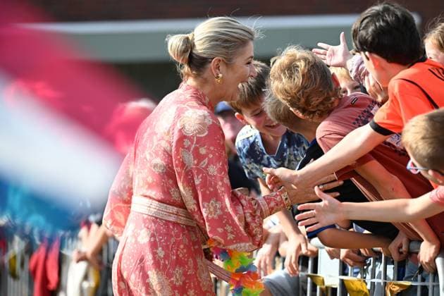 Urk, The Netherlands, 2026-09-30 14:35:04 URK, 30-09-2026, Urk Queen Maxima pays a visit to Urk. The visit focuses on daily life in Urk, centering on initiatives concerning entrepreneurship, growing up, youth, the elderly, and community spirit. PHOTO: NLBeeld Patrick van Emst Credit: NL Beeld Patrick van Emst  Copyright: xx x