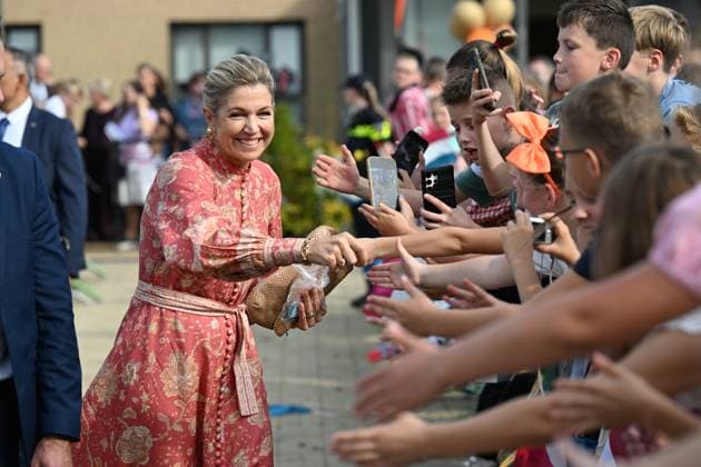Urk, The Netherlands, 2026-09-30 14:54:28 URK, 30-09-2026, Urk Queen Maxima pays a visit to Urk. The visit focuses on daily life in Urk, centering on initiatives concerning entrepreneurship, growing up, youth, the elderly, and community spirit. PHOTO: NLBeeld Patrick van Emst Credit: NL Beeld Patrick van Emst  Copyright: xx x