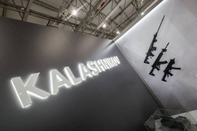 30.09.2026. Azerbaijan. Baku. Kalashnikov Concern s stand at the Azerbaijan International Defense Industry Exhibition ADEX 2026. Alexey Belkin NEWS.ru BelkinxAlexey