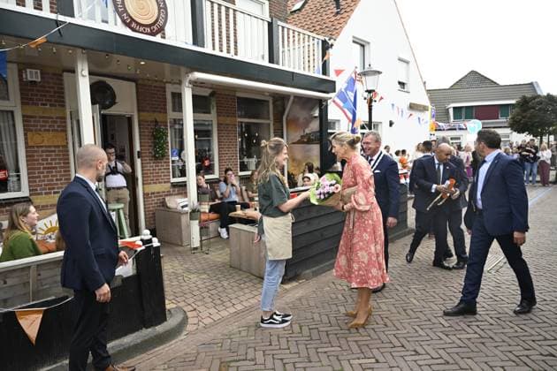 Urk, The Netherlands, 2026-09-30 15:27:42 URK, 30-09-2026, Urk Queen Maxima pays a visit to Urk. The visit focuses on daily life in Urk, centering on initiatives concerning entrepreneurship, growing up, youth, the elderly, and community spirit. PHOTO: NLBeeld Patrick van Emst Credit: NL Beeld Patrick van Emst  Copyright: xx x