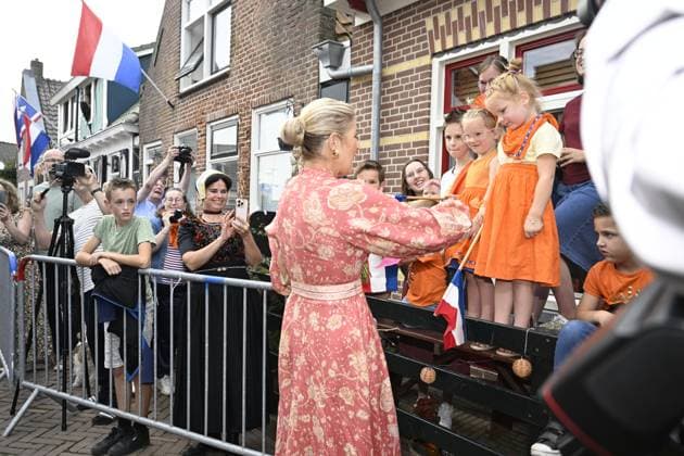 Urk, The Netherlands, 2026-09-30 15:27:51 URK, 30-09-2026, Urk Queen Maxima pays a visit to Urk. The visit focuses on daily life in Urk, centering on initiatives concerning entrepreneurship, growing up, youth, the elderly, and community spirit. PHOTO: NLBeeld Patrick van Emst Credit: NL Beeld Patrick van Emst  Copyright: xx x