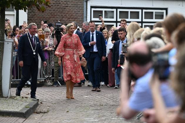 Urk, The Netherlands, 2026-09-30 15:28:46 URK, 30-09-2026, Urk Queen Maxima pays a visit to Urk. The visit focuses on daily life in Urk, centering on initiatives concerning entrepreneurship, growing up, youth, the elderly, and community spirit. PHOTO: NLBeeld Patrick van Emst Credit: NL Beeld Patrick van Emst  Copyright: xx x