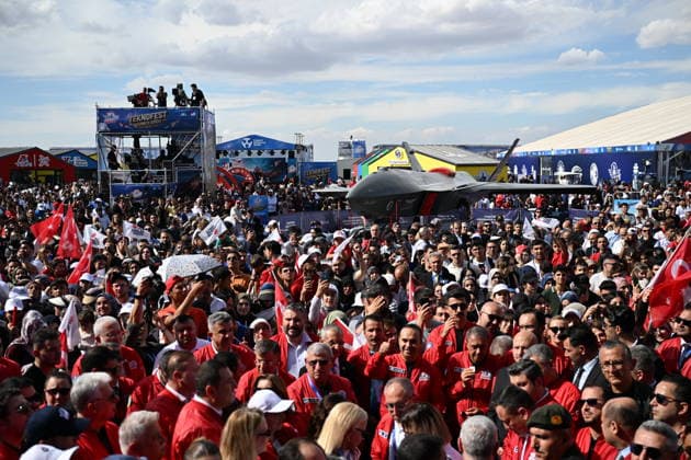 TEKNOFEST Southeast in Turkiye s Sanliurfa SANLIURFA, TURKIYE - SEPTEMBER 30 : TEKNOFEST Southeast, world s largest aviation, space, and technology festival opens its doors to visitors at the Sanliurfa GAP Airport for its 15th edition in Sanliurfa, Turkiye on September 30, 2026. Ozkan Bilgin Anadolu Sanliurfa Turkey. Editorial use only. Please get in touch for any other usage.  Copyright: x2026xAnadoluxOzkanxBilginx