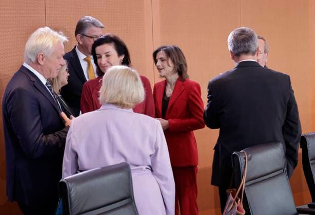 Alois Rainer, Federal Minister of Food, Agriculture, and Regional Affairs; Dorothee Bär, Federal Minister of Research, Technology, and Space; Minister of State Elisabeth Kaiser, Member of the Bundestag, Federal Government Commissioner for Eastern Germany; Germany, Berlin, Federal Chancellery, At its 60th meeting on September 30, 2026,