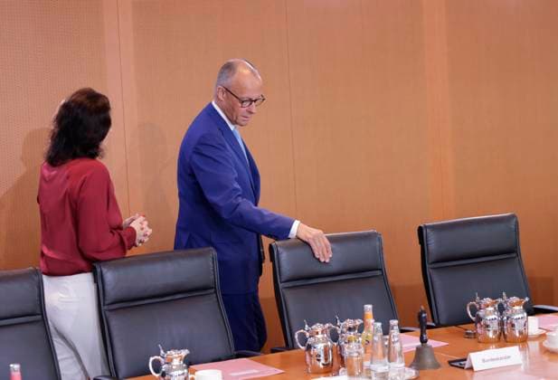 Dorothee Bär, Federal Minister of Research, Technology, and Space; Friedrich Merz, Federal Chancellor; Germany; Berlin; Federal Chancellery; At its 60th meeting on September 30, 2026, the Federal Cabinet will address, among other things, the Bundeswehr’s overseas deployments