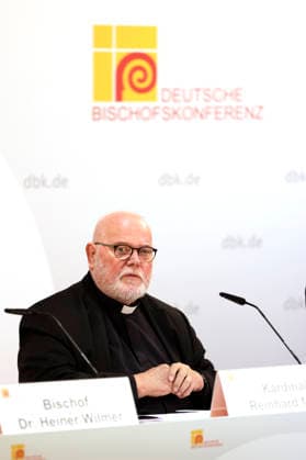 Cardinal Reinhard Marx at a press conference on the study day Artificial Intelligence, Humanity, and the Common Good: Insights from the Social Encyclical *Magnifica humanitas* during the fall plenary assembly of the German Bishops’ Conference at the Fulda Cathedral Parish Center, September 30, 2026 Foto:xP.xBackx xFuturexImagex dbk_pressegespraech_6911