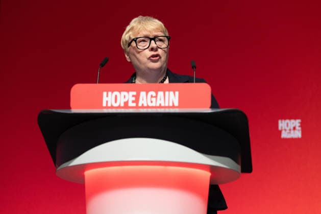 Labour Party Conference in Liverpool Angela Eagle, Secretary of State for Environment, Food and Rural Affairs of the United Kingdom speaks on the final day of the Labour Party conference Liverpool on 30 September 2026, Credit:John Johnson Avalon  Copyright: xJohnxJohnsonx xAvalonx 1139473464