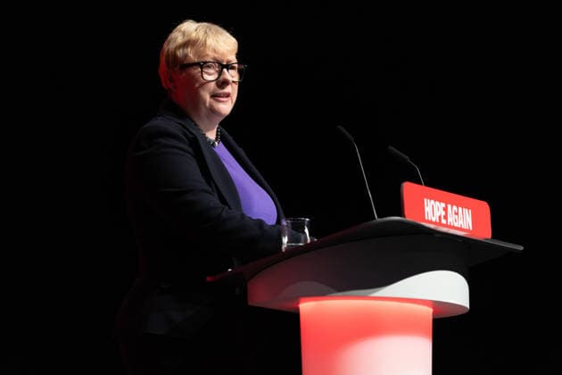 Labour Party Conference in Liverpool Angela Eagle, Secretary of State for Environment, Food and Rural Affairs of the United Kingdom speaks on the final day of the Labour Party conference Liverpool on 30 September 2026, Credit:John Johnson Avalon  Copyright: xJohnxJohnsonx xAvalonx 1139473666