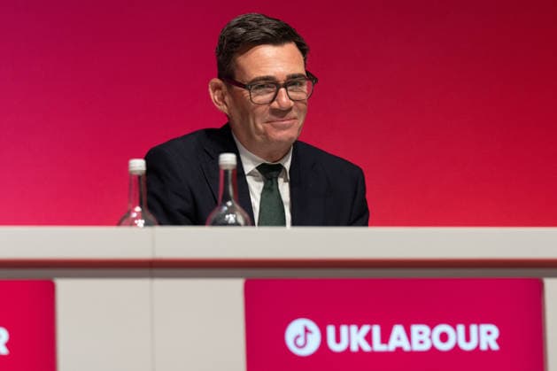 Labour Party Conference in Liverpool Prime Minister Andy Burnham speaks at the Labour Party Conference at the ACC Liverpool. Picture date: Wednesday September 30, 2026., Credit:John Johnson Avalon  Copyright: xJohnxJohnsonx xAvalonx 1139473676