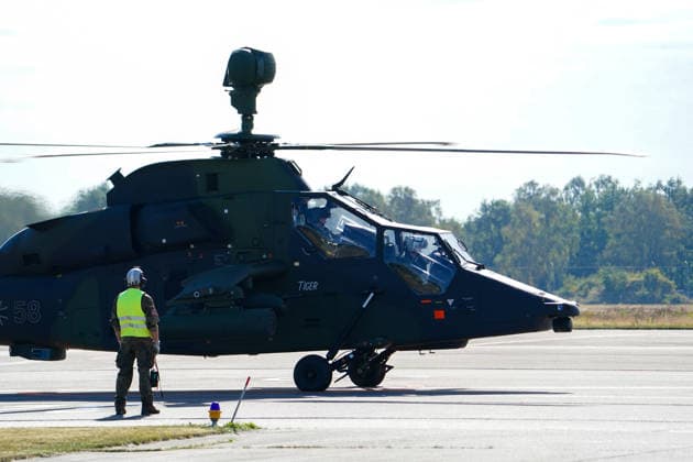 Celle, Germany, Europe The Bundeswehr Army Aviation Corps will showcase its capabilities, operational readiness, and various aviation systems. The event follows the NATO certification exercise GRÜNER FALKE 2026 and includes presentations, technical insights, and an air show featuring more than 35 helicopters Copyright: xAymanxAlahmedx