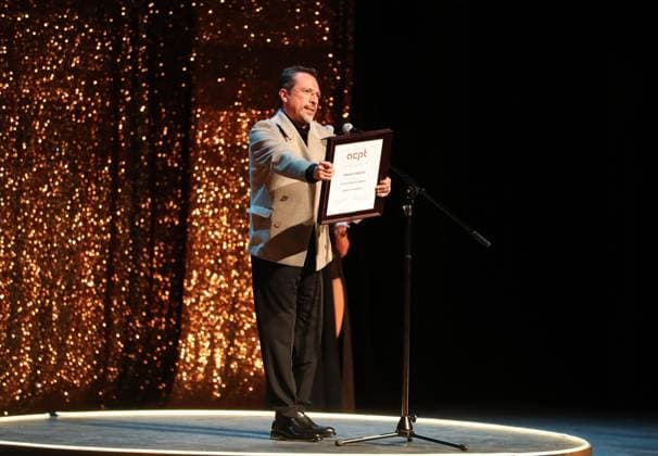 September 30, 2026: TO-45286- CIUDAD DE MEXICO,2026-09-29. Enrique Arreola during the Association of Theatre Critics and Journalists (ACPT) Awards Gala ceremony, held at the Esperanza Iris City Theatre in Mexico City. Clasos.com.mx - ZUMAcs4_ 20260930_faa_cs4_004 Copyright: xLuisxMarinx