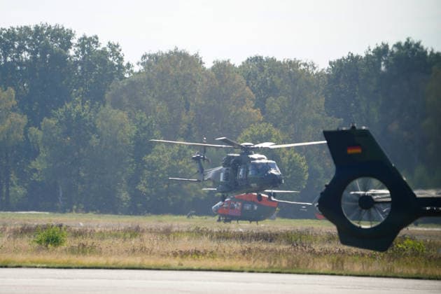 Celle, Germany, Europe The Bundeswehr Army Aviation Corps will showcase its capabilities, operational readiness, and various aviation systems. The event follows the NATO certification exercise GRÜNER FALKE 2026 and includes presentations, technical insights, and an air show featuring more than 35 helicopters Copyright: xAymanxAlahmedx