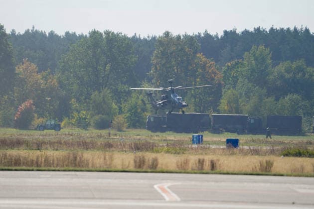 Celle, Germany, Europe The Bundeswehr Army Aviation Corps will showcase its capabilities, operational readiness, and various aviation systems. The event follows the NATO certification exercise GRÜNER FALKE 2026 and includes presentations, technical insights, and an air show featuring more than 35 helicopters Copyright: xAymanxAlahmedx