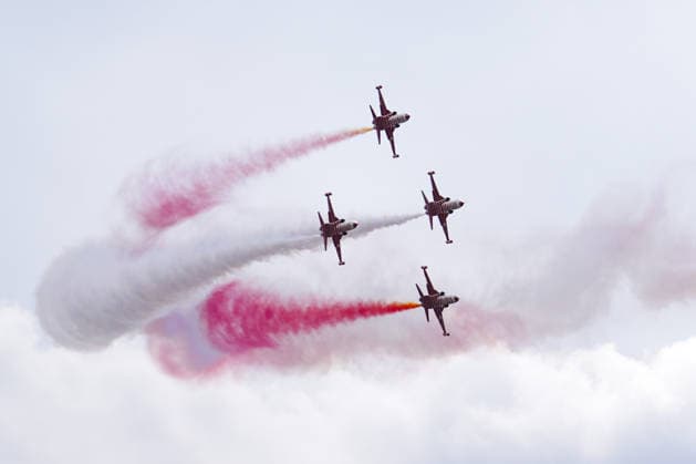 TEKNOFEST Southeast in Turkiye s Sanliurfa SANLIURFA, TURKIYE - SEPTEMBER 30: The Turkish Stars aerobatic team performs a demonstration flight during TEKNOFEST Southeast, world s largest aviation, space, and technology festival at the Sanliurfa GAP Airport for its 15th edition in Sanliurfa, Turkiye on September 30, 2026. Bunyamin Celik Anadolu Sanliurfa Turkey. Editorial use only. Please get in touch for any other usage.  Copyright: x2026xAnadoluxBunyaminxCelikx