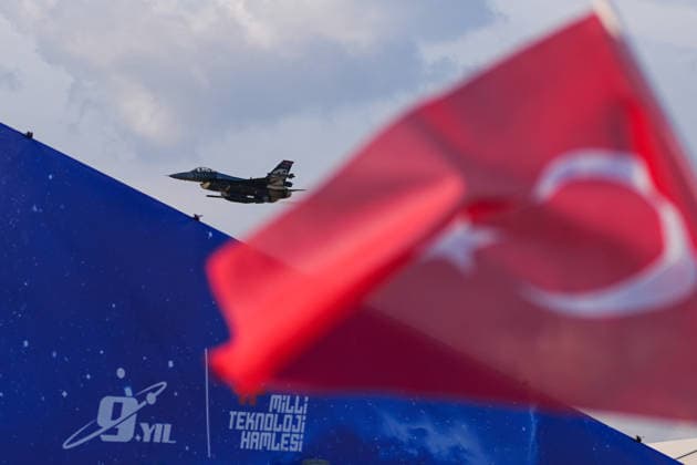 TEKNOFEST Southeast in Turkiye s Sanliurfa SANLIURFA, TURKIYE - SEPTEMBER 30: SOLOTURK, the aerobatic demonstration team of the Turkish Air Force, performs an airshow during TEKNOFEST Southeast, world s largest aviation, space, and technology festival at the Sanliurfa GAP Airport for its 15th edition in Sanliurfa, Turkiye on September 30, 2026. Adem Kutucu Anadolu Sanliurfa Turkey. Editorial use only. Please get in touch for any other usage.  Copyright: x2026xAnadoluxAdemxKutucux
