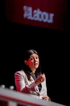 Lisa Nandy, Culture Secretary, Speaks at Labour Party Conference LIVERPOOL, UK 30 September 2026: Lisa Nandy, Secretary of State for Digital, Culture, Media and Sport, speaks at the Labour Party Conference in Liverpool. Nandy was appointed to the role in July 2026 and is the Labour Member of Parliament for Wigan., Credit:Abdullah Bailey Anthony Bailey - B2421 Avalon  Copyright: xAbdullahxBaileyx xAnthonyxBaileyx-xB2421x xAvalonx 1139502203