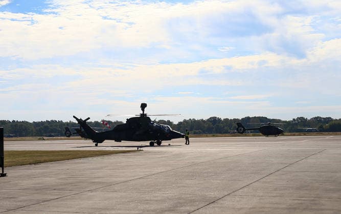 Celle, Germany, Europe The Bundeswehr Army Aviation Corps will showcase its capabilities, operational readiness, and various aviation systems. The event follows the NATO certification exercise GRÜNER FALKE 2026 and includes presentations, technical insights, and an air show featuring more than 35 helicopters Copyright: xAymanxAlahmedx