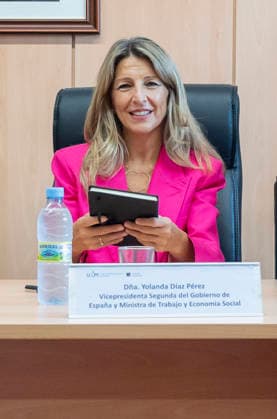 Yolanda Díaz Closes the Second Cohort of the Specialization Program in Labor Relations at the UAM The Second Vice President of the Government and Minister of Labor and Social Economy, Yolanda Díaz, attends the closing ceremony for the second cohort of the Specialization Program in Labor Relations at the Autonomous University of Madrid, on September 30, 2026, in Madrid, Spain September 30, 2026 Madrid Madrid, Spain  Copyright: xAlbertoxOrtegax 7811019