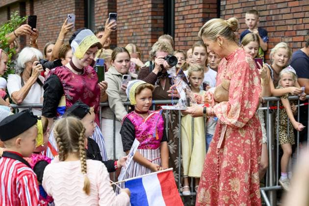 Urk, The Netherlands, 2026-09-30 16:39:23 URK, 30-09-2026, Urk Queen Maxima pays a visit to Urk. The visit focuses on daily life in Urk, centering on initiatives concerning entrepreneurship, growing up, youth, the elderly, and community spirit. PHOTO: NLBeeld Patrick van Emst Credit: NL Beeld Patrick van Emst  Copyright: xx x