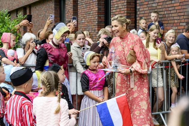 Urk, The Netherlands, 2026-09-30 16:39:23 URK, 30-09-2026, Urk Queen Maxima pays a visit to Urk. The visit focuses on daily life in Urk, centering on initiatives concerning entrepreneurship, growing up, youth, the elderly, and community spirit. PHOTO: NLBeeld Patrick van Emst Credit: NL Beeld Patrick van Emst  Copyright: xx x