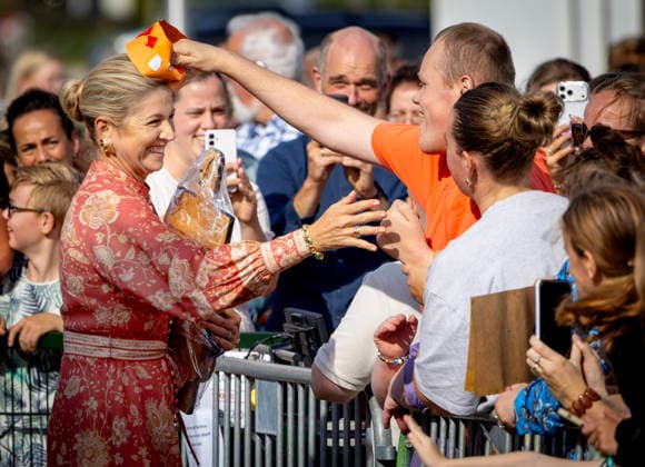 30-09-2026 Urk Queen Maxima visited the Baron van Ghent facility, part of Zorggroup ZONL, VCU Robotics, ™t Kuppien, a coffee and tea cafÃ  Copyright: xPPEx