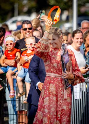 30-09-2026 Urk Queen Maxima visited the Baron van Ghent facility, part of Zorggroup ZONL, VCU Robotics, ™t Kuppien, a coffee and tea cafÃ  Copyright: xPPEx