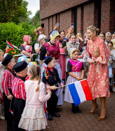 30-09-2026 Urk Queen Maxima visited the Baron van Ghent facility, part of Zorggroup ZONL, VCU Robotics, ™t Kuppien, a coffee and tea cafÃ  Copyright: xPPEx