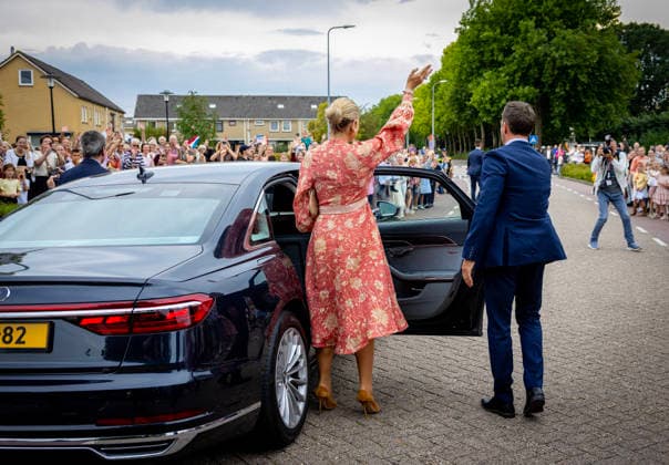 30-09-2026 Urk Queen Maxima visited the Baron van Ghent facility, part of Zorggroup ZONL, VCU Robotics, ™t Kuppien, a coffee and tea cafÃ  Copyright: xPPEx