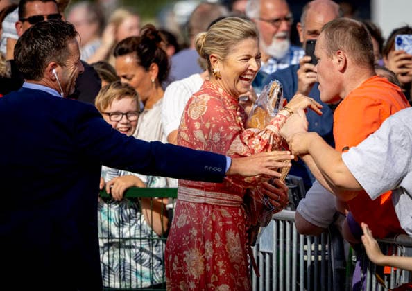 30-09-2026 Urk Queen Maxima visited the Baron van Ghent facility, part of Zorggroup ZONL, VCU Robotics, ™t Kuppien, a coffee and tea cafÃ  Copyright: xPPEx