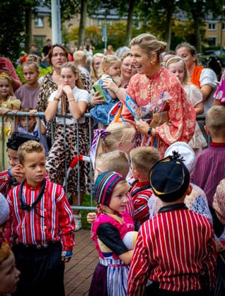 30-09-2026 Urk Queen Maxima visited the Baron van Ghent facility, part of Zorggroup ZONL, VCU Robotics, ™t Kuppien, a coffee and tea cafÃ  Copyright: xPPEx