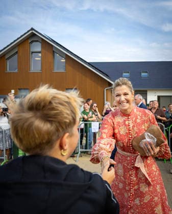 30-09-2026 Urk Queen Maxima visited the Baron van Ghent facility, part of Zorggroup ZONL, VCU Robotics, ™t Kuppien, a coffee and tea cafÃ  Copyright: xPPEx
