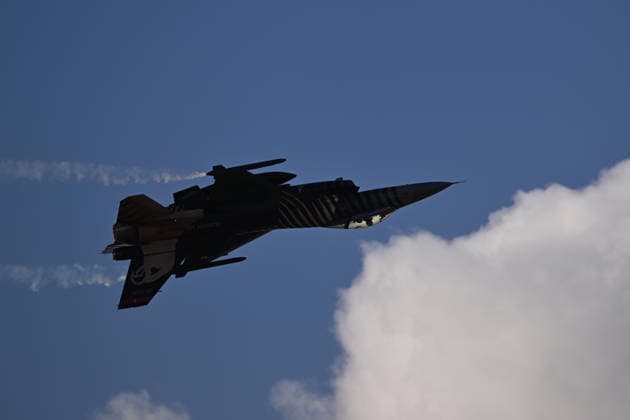 TEKNOFEST Southeast in Turkiye s Sanliurfa SANLIURFA, TURKIYE - SEPTEMBER 30: SOLOTURK performs an aerial demonstration during the Aviation, Space and Technology Festival (TEKNOFEST), world s largest aviation, space, and technology festival at the Sanliurfa GAP Airport for its 15th edition in Sanliurfa, Turkiye on September 30, 2026. Adsiz Gunebakan Anadolu Sanliurfa Turkey. Editorial use only. Please get in touch for any other usage.  Copyright: x2026xAnadoluxAdsizxGunebakanx