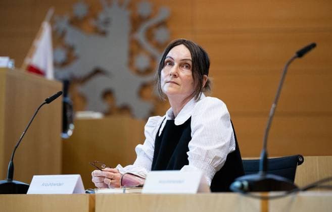 ORAL HEARING ON PROCEEDINGS TO BAN THE AFD ** FOR EDITORIAL PURPOSES ONLY ** EDITORIAL USE ONLY ** September 30, 2026, Erfurt: Oral hearing of the Justice Committee on proceedings to ban the AfD at the federal level in the Thuringian State Parliament. The motion was filed by the Left Party faction. Pictured: Prof. Dr. Kathrin Groh, Copyright: SaschaxFromm doc87tv35k2pae1hvdntqx6 ,EDITORIAL USE ONLY Copyright: SaschaxFromm