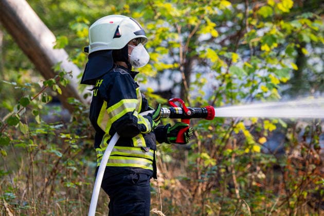 Forest Fire Covers About 12,600 Square Meters; Presence of Ammunition Complicates Firefighting Ef