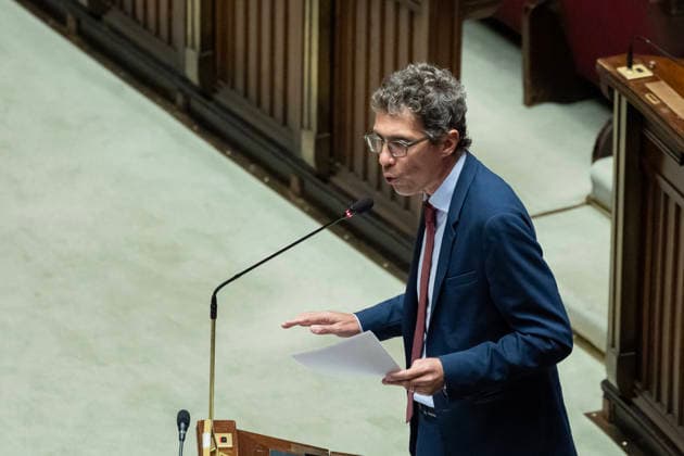 September 30, 2026, Rome, Italia, Italy: Riccardo Magi during the general debate on electoral law reform at the Chamber of Deputies, Rome, September 30, 2026 Rome Italy  - ZUMAa289 20260930_zia_a289_098 Copyright: xFrancescoxFotiax xAgfx