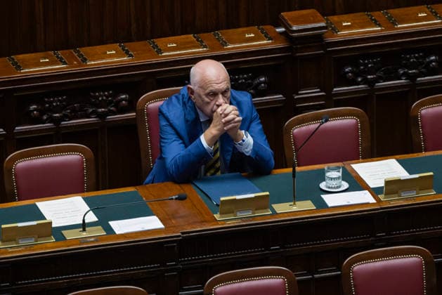 September 30, 2026, Rome, Italia, Italy: Justice Minister Carlo Nordio during the general debate on electoral law reform at the Chamber of Deputies, Rome, September 30, 2026 Rome Italy  - ZUMAa289 20260930_zia_a289_100 Copyright: xFrancescoxFotiax xAgfx